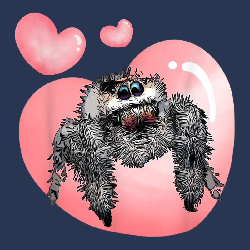 Cute Jumping Spider Love, Regal Spooder, Arachnid Valentines T Shirt Men Denim Jacket by saterseim | Artistshot