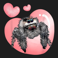 Cute Jumping Spider Love, Regal Spooder, Arachnid Valentines T Shirt Classic T-shirt | Artistshot