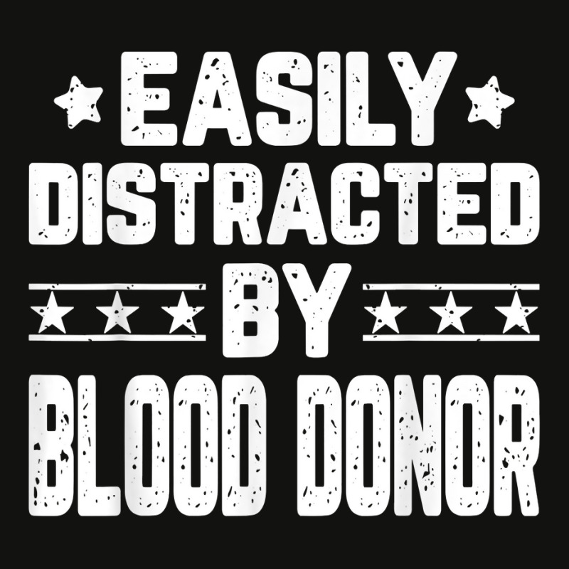 Funny Easily Distracted By Blood Donor   Blood Donation T Shirt Scorecard Crop Tee by thunmzien | Artistshot