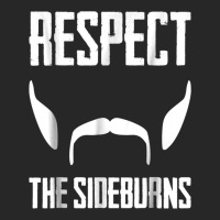 Respect The Sideburns Funny Mustache Beard Graphic Women's Pajamas Set | Artistshot