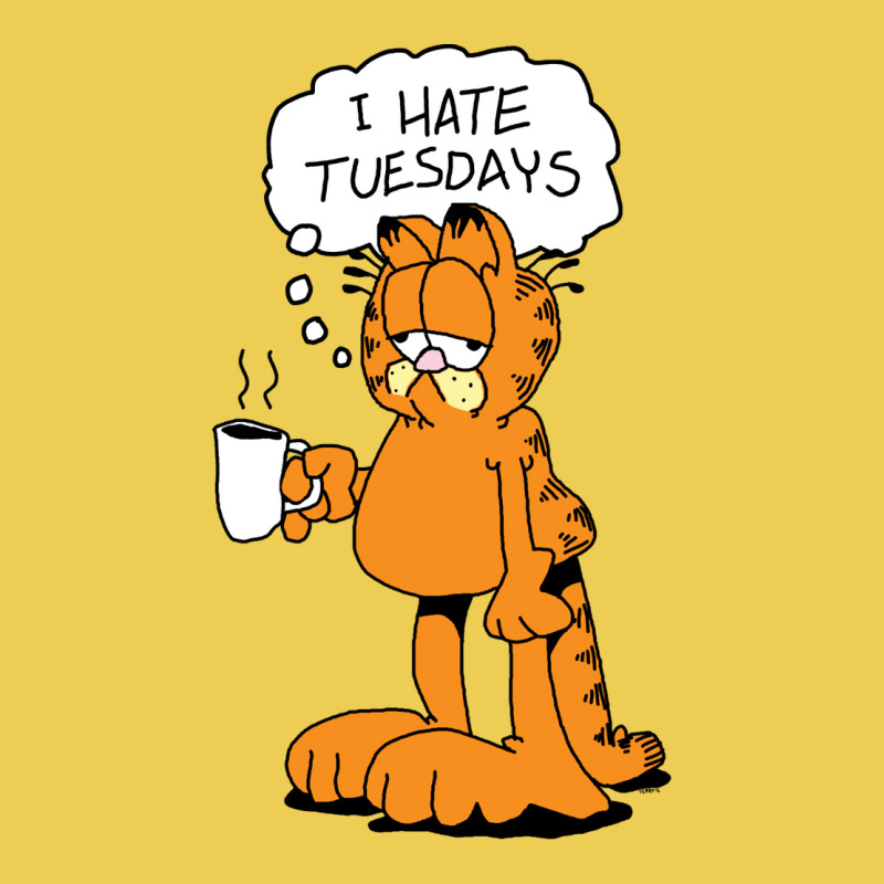 Grafield   I Hate Tuesdays Front Car Mat | Artistshot