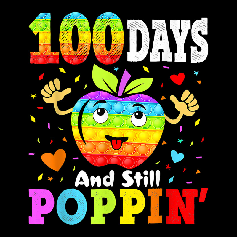 Happy 100 Days Of School And Still Poppin 100th Day Pop It T Shirt Adjustable Cap | Artistshot