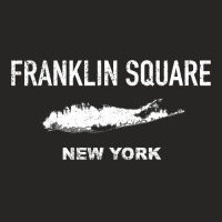 Vintage Franklin Square Long Island New York Ladies Fitted T-shirt | Artistshot