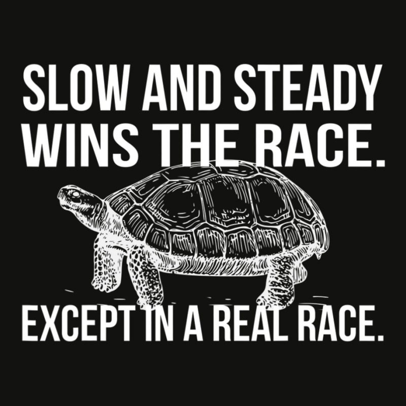 Slow And Steady Wins The Race Dry Humor Sarcastic Scorecard Crop Tee by longho | Artistshot