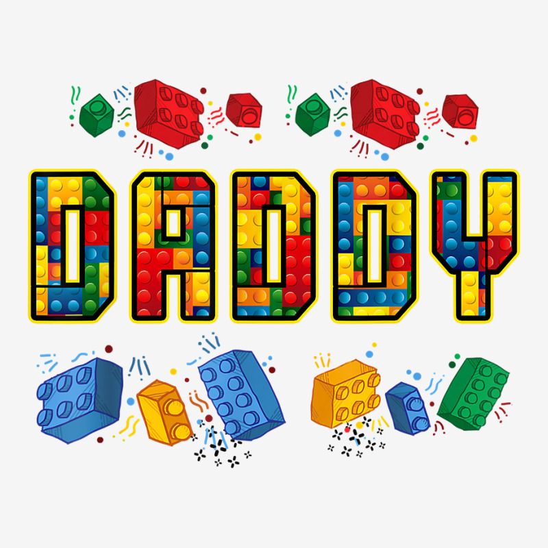 Daddy Brick Builder Funny Blocks Master Builder Dad T Shirt Drawstring Bags | Artistshot