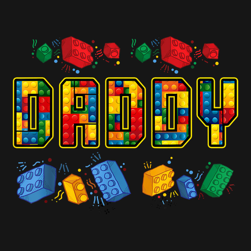 Daddy Brick Builder Funny Blocks Master Builder Dad T Shirt Active Duffel | Artistshot