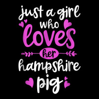 Just A Girl Who Loves Her Hampshire Pig Shirt Adjustable Cap | Artistshot