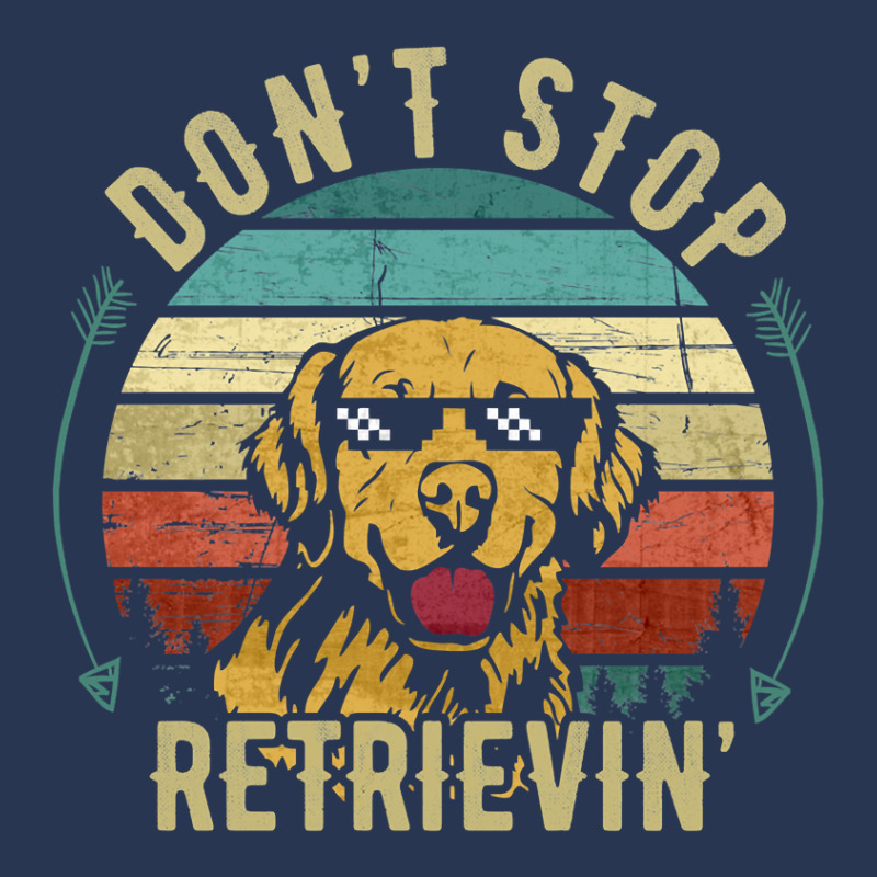 Limited Edition Don't Stop Retrieving Funny Golden Retriever Dog Vinta Ladies Denim Jacket by Ricarda Petrie | Artistshot