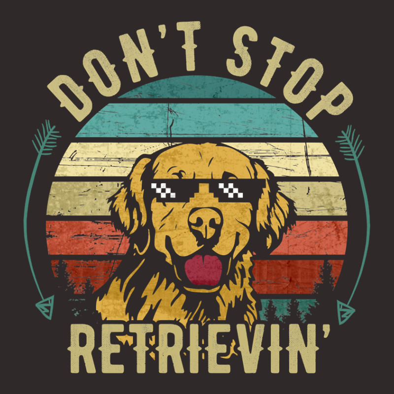 Limited Edition Don't Stop Retrieving Funny Golden Retriever Dog Vinta Racerback Tank by Ricarda Petrie | Artistshot