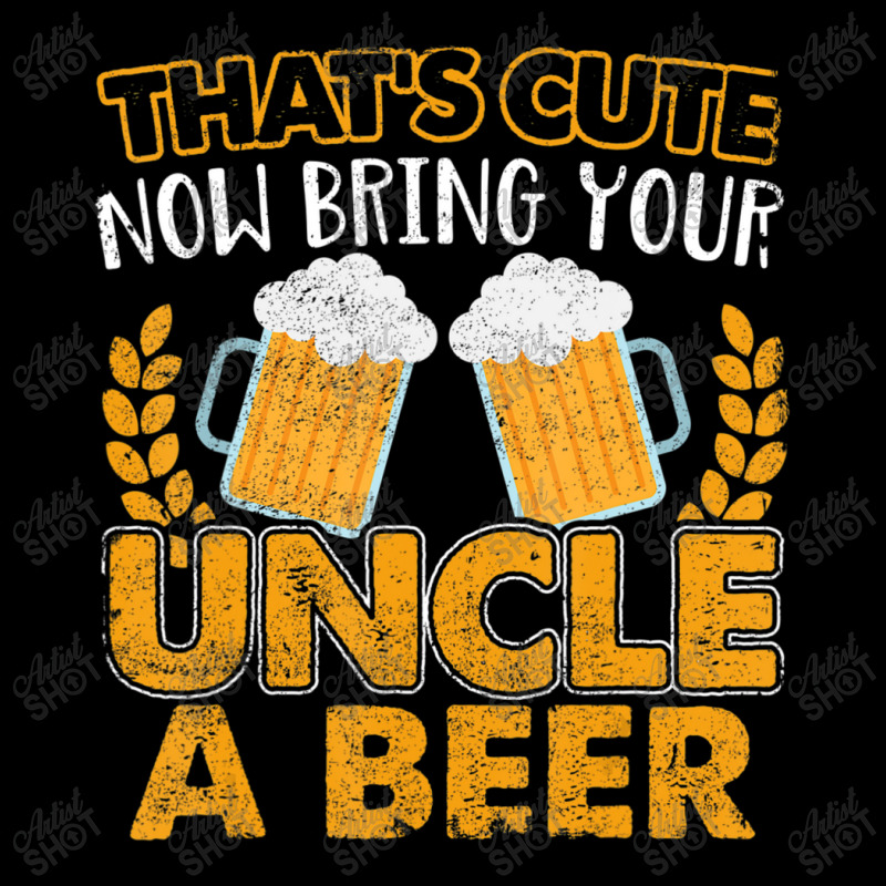 That's Cute Now Bring Your Uncle A Beer Adjustable Cap | Artistshot