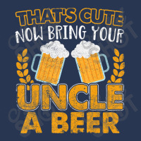 That's Cute Now Bring Your Uncle A Beer Men Denim Jacket | Artistshot