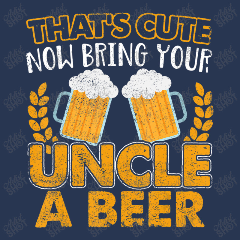 That's Cute Now Bring Your Uncle A Beer Men Denim Jacket | Artistshot