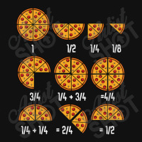 Pizza Math Fraction Italian Cuisine Food Sarcastic Humor Baby Beanies | Artistshot