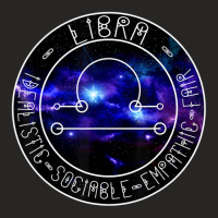 Hot Trend Libra Zodiac Astrology Symbol And Qualities Ladies Fitted T-shirt | Artistshot