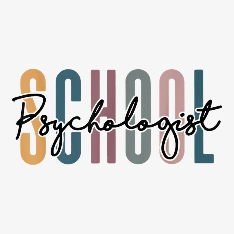 School Psychologist Rainbow Psychology Teacher Gift Women T Shirt Ladies Fitted T-Shirt by polioukhi | Artistshot