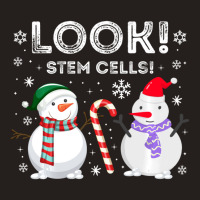 Stem Cell Snowman Christmas Science Humor Biology Lab Tank Top | Artistshot