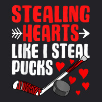 Stealing Hearts Like I Steal Pucks Valentines Day Ice Hockey T Shirt Youth Tee | Artistshot