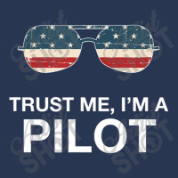 Trust Me I'm A Pilot Pilot Patriotic American Flag Men Denim Jacket | Artistshot