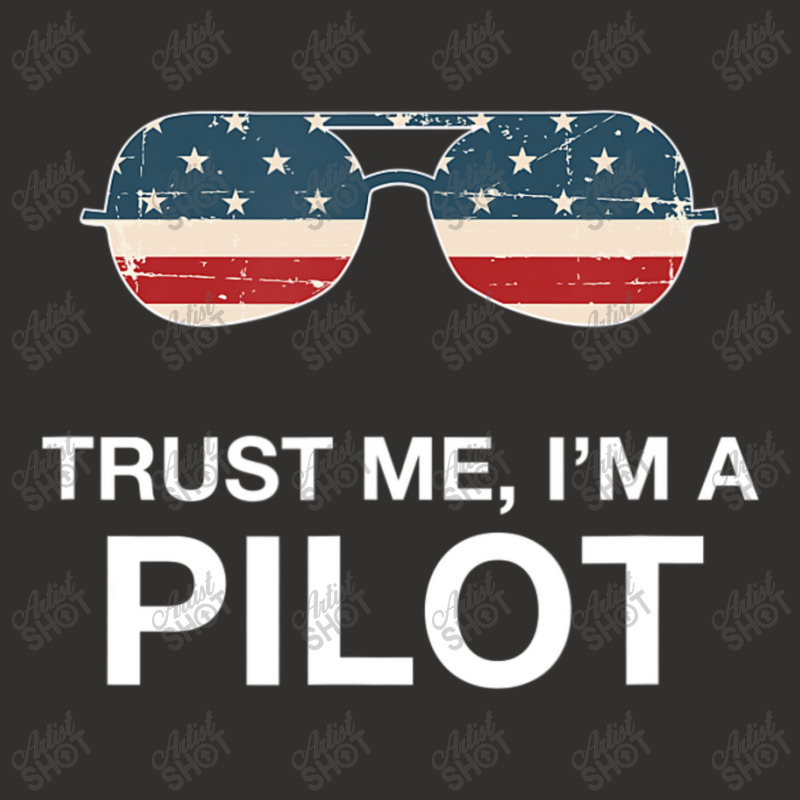 Trust Me I'm A Pilot Pilot Patriotic American Flag Champion Hoodie | Artistshot