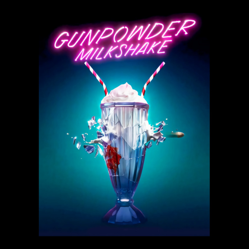 Gunpowder Milkshake Poster V-Neck Tee by SandraDelpha | Artistshot