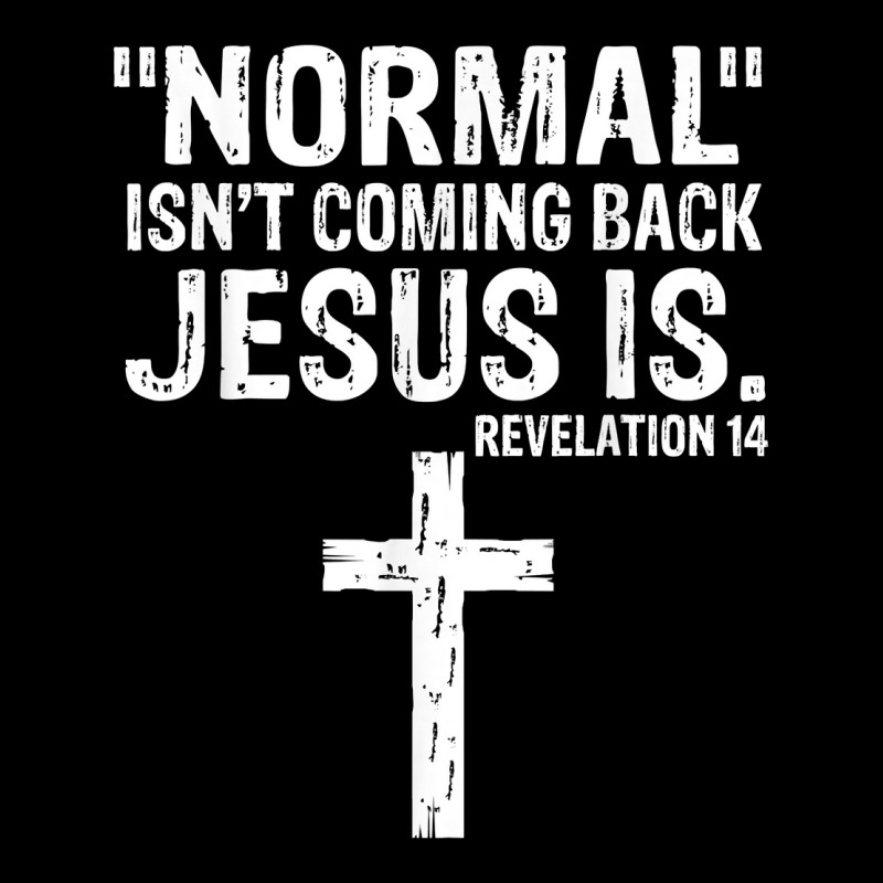 Normal Isn't Coming Back But Jesus Is Revelation 14 Costume T Shirt Zipper Hoodie by delredske | Artistshot