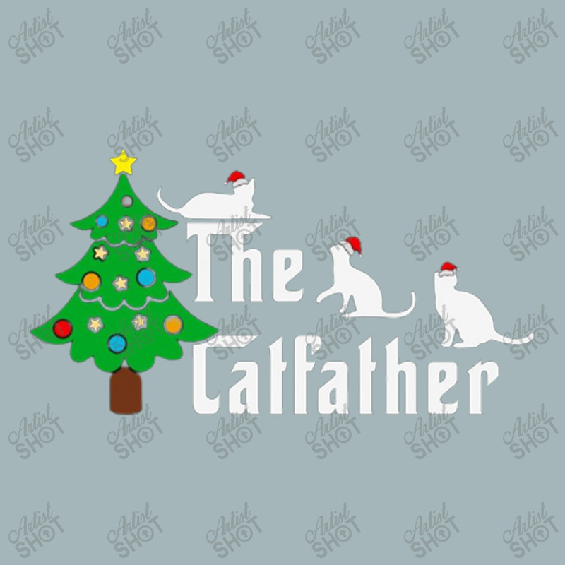 The Cat Father Funny Christmas Cat Dad Unisex Sherpa-Lined Denim Jacket by salma55 | Artistshot