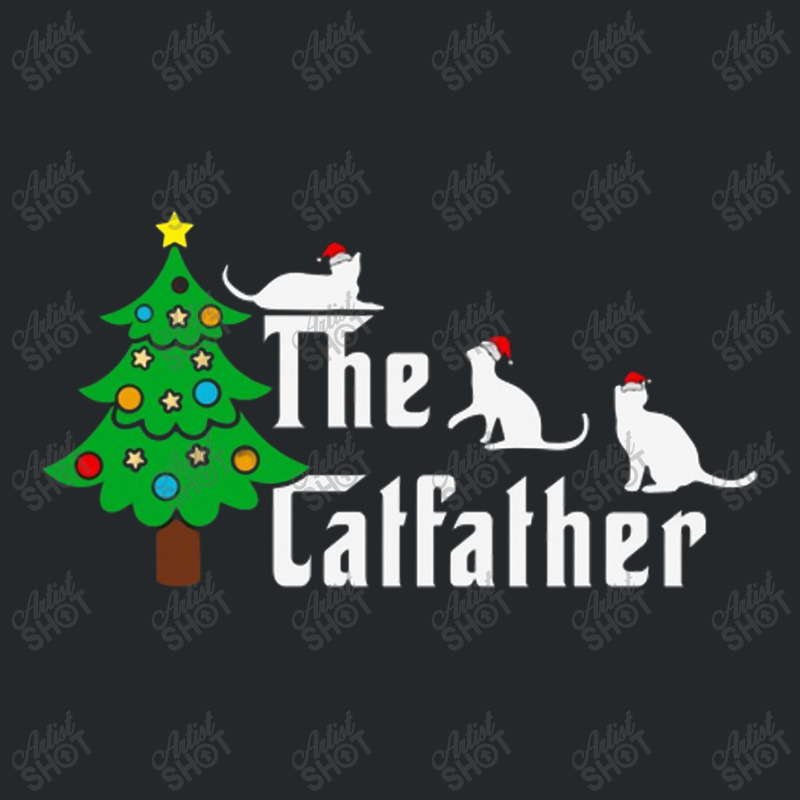 The Cat Father Funny Christmas Cat Dad Crewneck Sweatshirt by salma55 | Artistshot