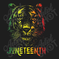 Tiger Juneteenth Cool Black History African American Flag Classic T-shirt | Artistshot