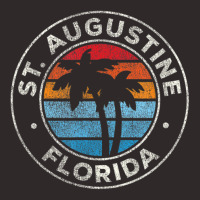 Hot Trend St. Augustine Florida Fl Vintage Retro 70s Racerback Tank | Artistshot