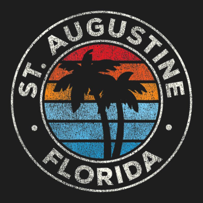 Hot Trend St. Augustine Florida Fl Vintage Retro 70s Classic T-shirt by haodinhvan1 | Artistshot