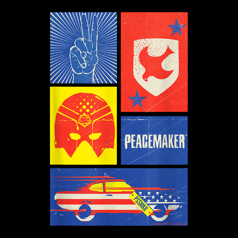 Peacemaker Sign, Shield, Helmet And Car T Shirt Zipper Hoodie | Artistshot