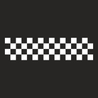 Car Racing Checkered Finish Line Flag Automobile Motor Race Long Sleev Ladies Fitted T-shirt | Artistshot