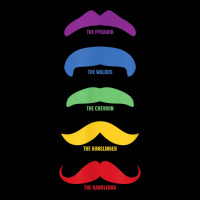 Top 5 Rainbow Moustache Styles For Gay Pride Parade Women's V-neck T-shirt | Artistshot