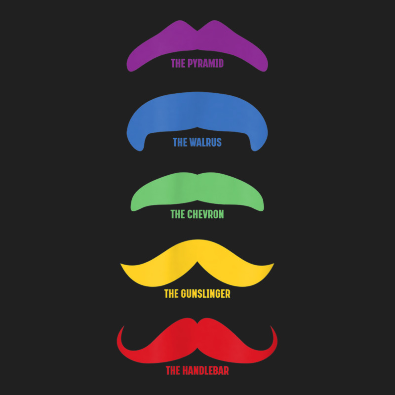 Top 5 Rainbow Moustache Styles For Gay Pride Parade Ladies Polo Shirt by STEVEHARDING | Artistshot