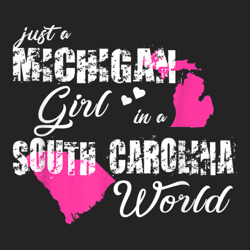 Michigan Shirts Just A Michigan Girl In A South Carolina 3/4 Sleeve Shirt | Artistshot