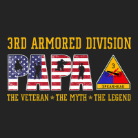 3rd Armored Division Papa The Veteran The Legend 3/4 Sleeve Shirt | Artistshot