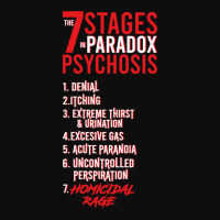 Umbrella Academy 2 The 7 Stages In Paradox Psychosis Black Classic Crop Top | Artistshot