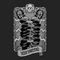 Limited Edition The Tower Tarot Card Vinyl Record Dark Pop Astrology 3/4 Sleeve Shirt | Artistshot