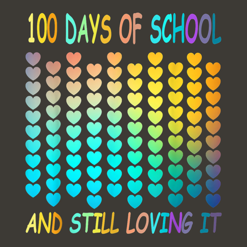 100 Days Of School And Still Loving It Hearts Cool Teachers T Shirt Bucket Hat | Artistshot