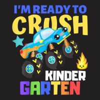 Kindergarten Monster Truck Back To School Shirt Boys Gift _002 T-shirt | Artistshot