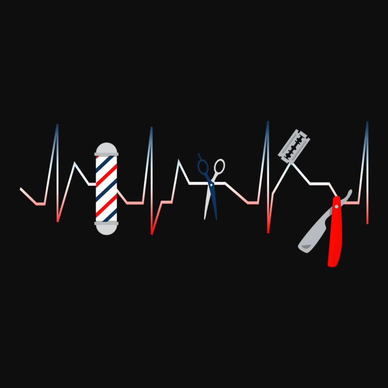 Barber Pole Funny Shirt Haircut Comb Blade Beard Heartbeat Crop Top by GARRICKFULLER | Artistshot