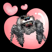 Cute Jumping Spider Love, Regal Spooner, Arachnid Valentines Pullover Pocket T-shirt | Artistshot