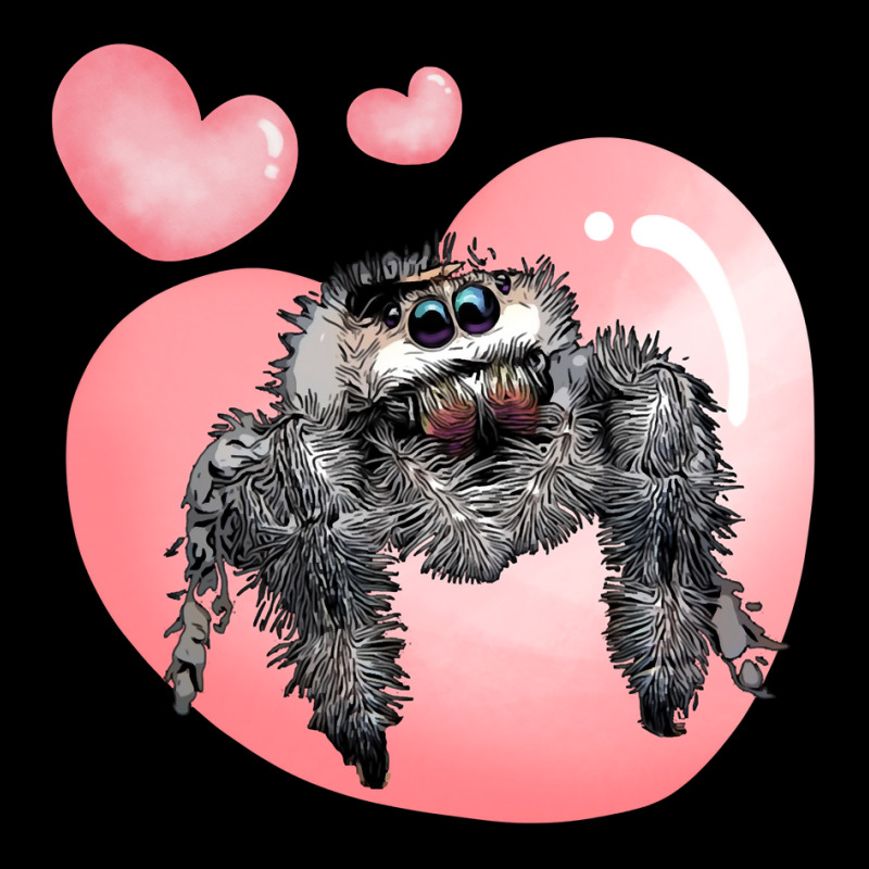 Cute Jumping Spider Love, Regal Spooner, Arachnid Valentines Pullover Pocket T-Shirt by wiltoban | Artistshot