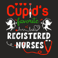 Cupid's Favorite Registered Nurses Valentine's Day T Shirt Ladies Fitted T-shirt | Artistshot