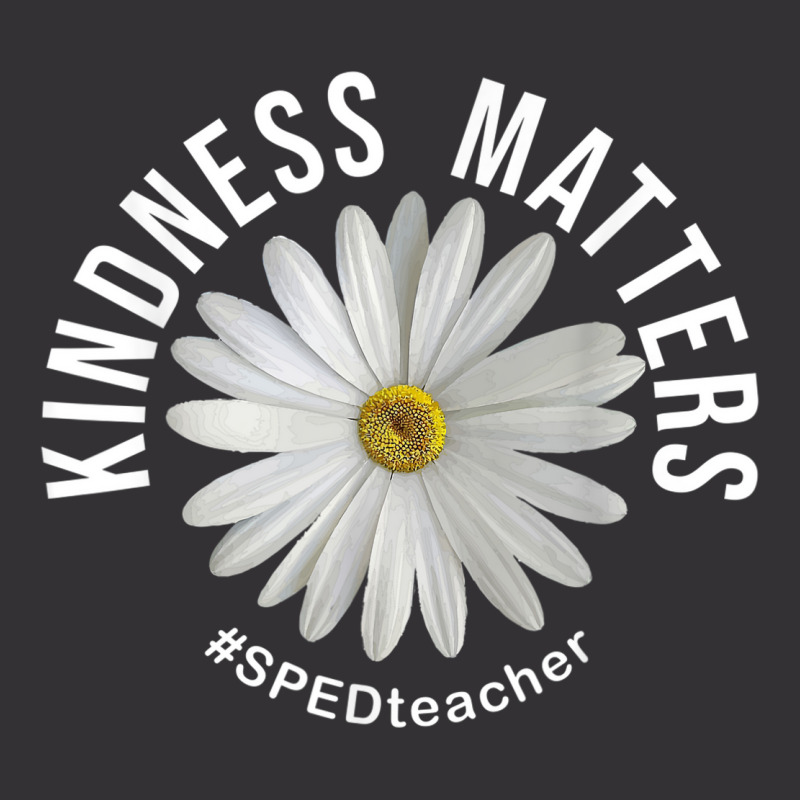 Kindness Matters Sped Teacher Anti Bullying Flower Vintage Short | Artistshot