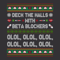 Deck The Halls With Beta Blockers Funny Nurse Christmas Ugly Sweatshir Vintage Short | Artistshot