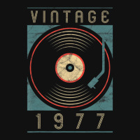 Limited Edition Vintage 1977 Birthday Vinyl Retro Turntable Dj Graphic T-shirt | Artistshot