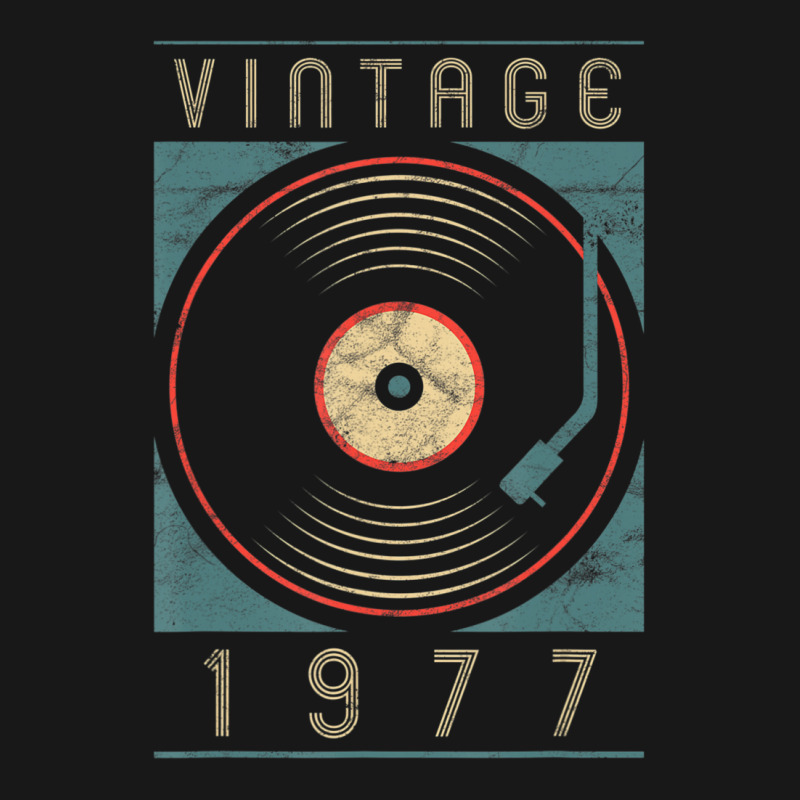 Limited Edition Vintage 1977 Birthday Vinyl Retro Turntable Dj Flannel Shirt by haodinhvan1 | Artistshot