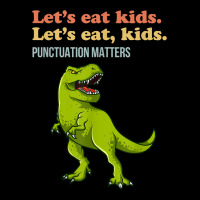 Let's Eat Kids Punctuation Matters T-rex Funny Grammar Men's Long Sleeve Pajama Set | Artistshot