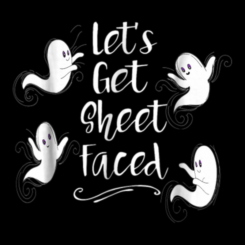 Lets Get Sheet Faced  Funny Halloween Costume Gift Lightweight Hoodie | Artistshot